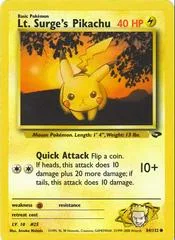 Lt. Surge's Pikachu #84