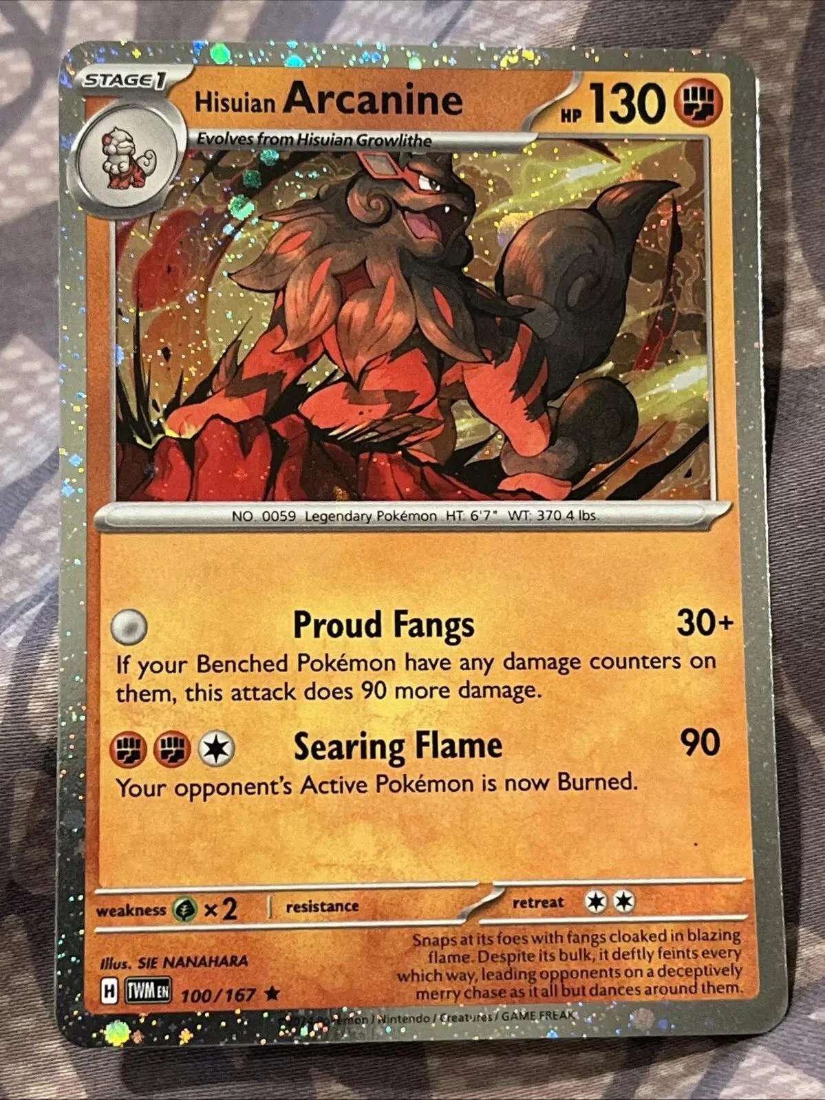 Hisuian Arcanine [Cosmos Holo] #100 Promo — Pokémon Card Price Guide ...