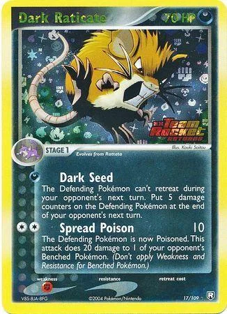 Dark Raticate [Reverse Holo] #17