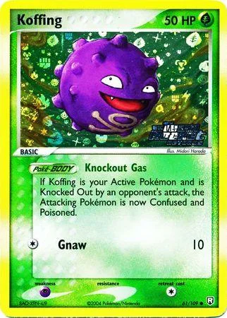 Koffing [Reverse Holo] #61