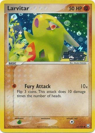 Larvitar [Reverse Holo] #62